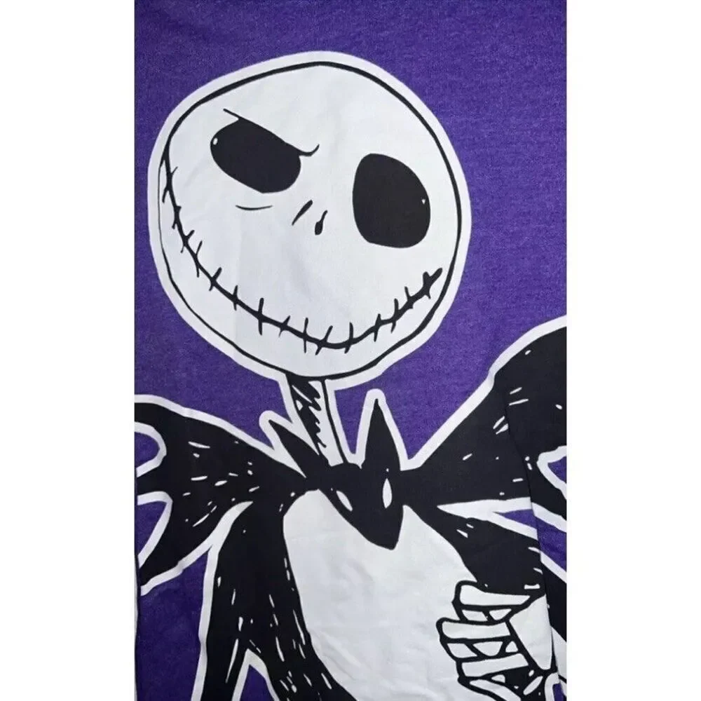 Nightmare Before Christmas Halloween Cosplay Hoodie Dress‎ Purple XS